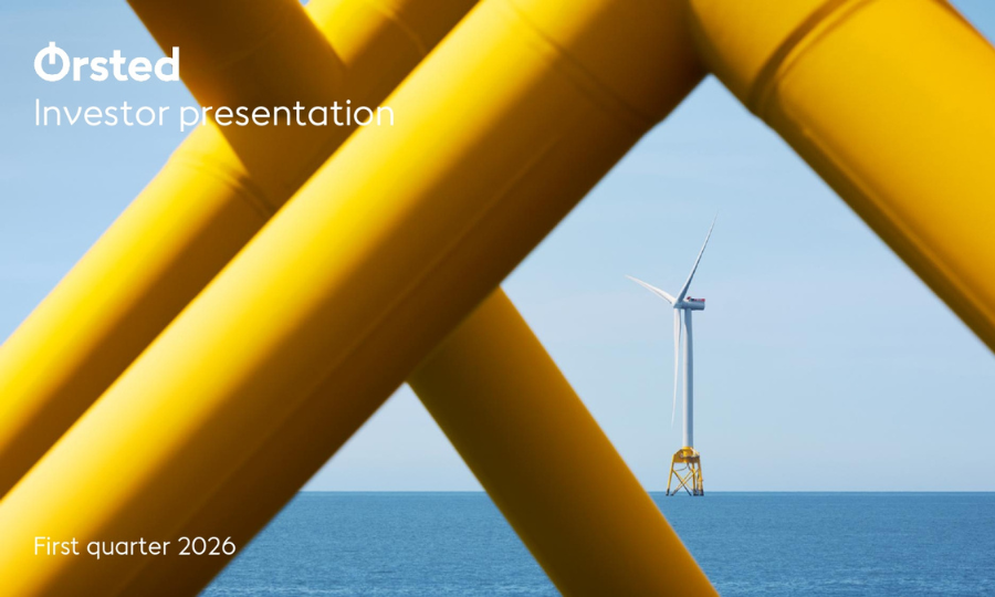 Ørsted : un progrès au 1er trimestre, mais « les événements au Moyen-Orient soulignent la nécessité d&rsquo;accélérer la transition énergétique en Europe »