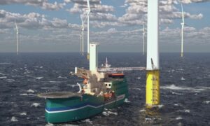 L&rsquo;Acta Pegasus, le navire de soutien à l&rsquo;éolien en mer, prend le pavillon français