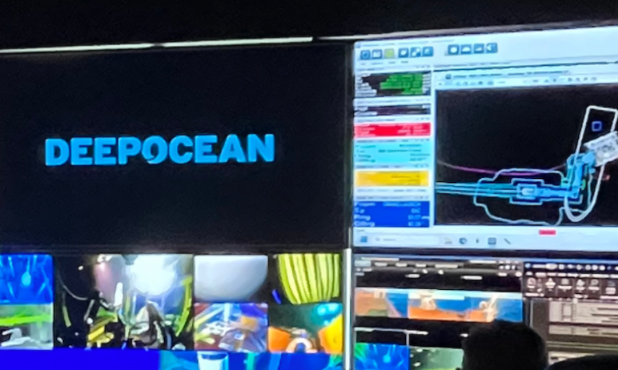 DeepOcean réalise la première intervention sous-marine à distance avec une gestion offshore basée à terre