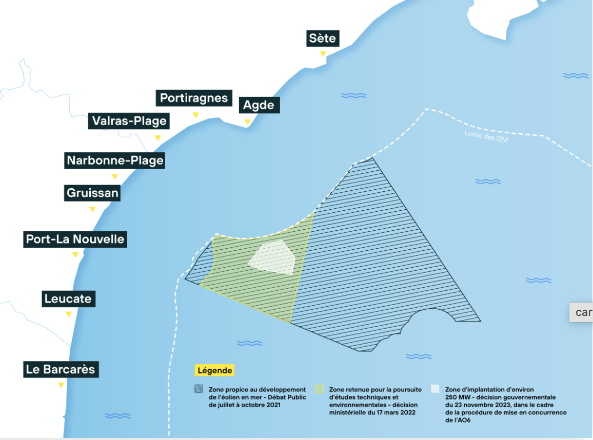 EFLO, l&rsquo;un des deux lauréats pour l&rsquo;AO6 éolien flottant en Méditerranée