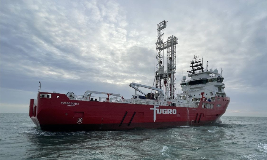 Fugro est sélectionné pour une étude géotechnique pour le parc éolien offshore Berwick Bank B
