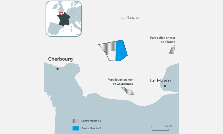TotalEnergies a déposé une demande d&rsquo;autorisation pour le parc éolien offshore Centre Manche 2 de 1,5 GW
