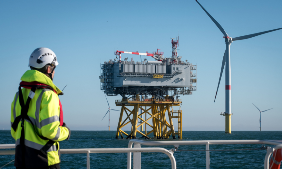 SPIE, VALEMO et Services Voltige retenus par EDF power solutions pour la maintenance du Parc éolien en mer de Saint-Nazaire