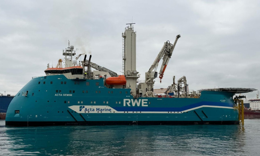 Tersan, le chantier naval turque, livre à Acta Marine, le CSOV « Acta Gemini »