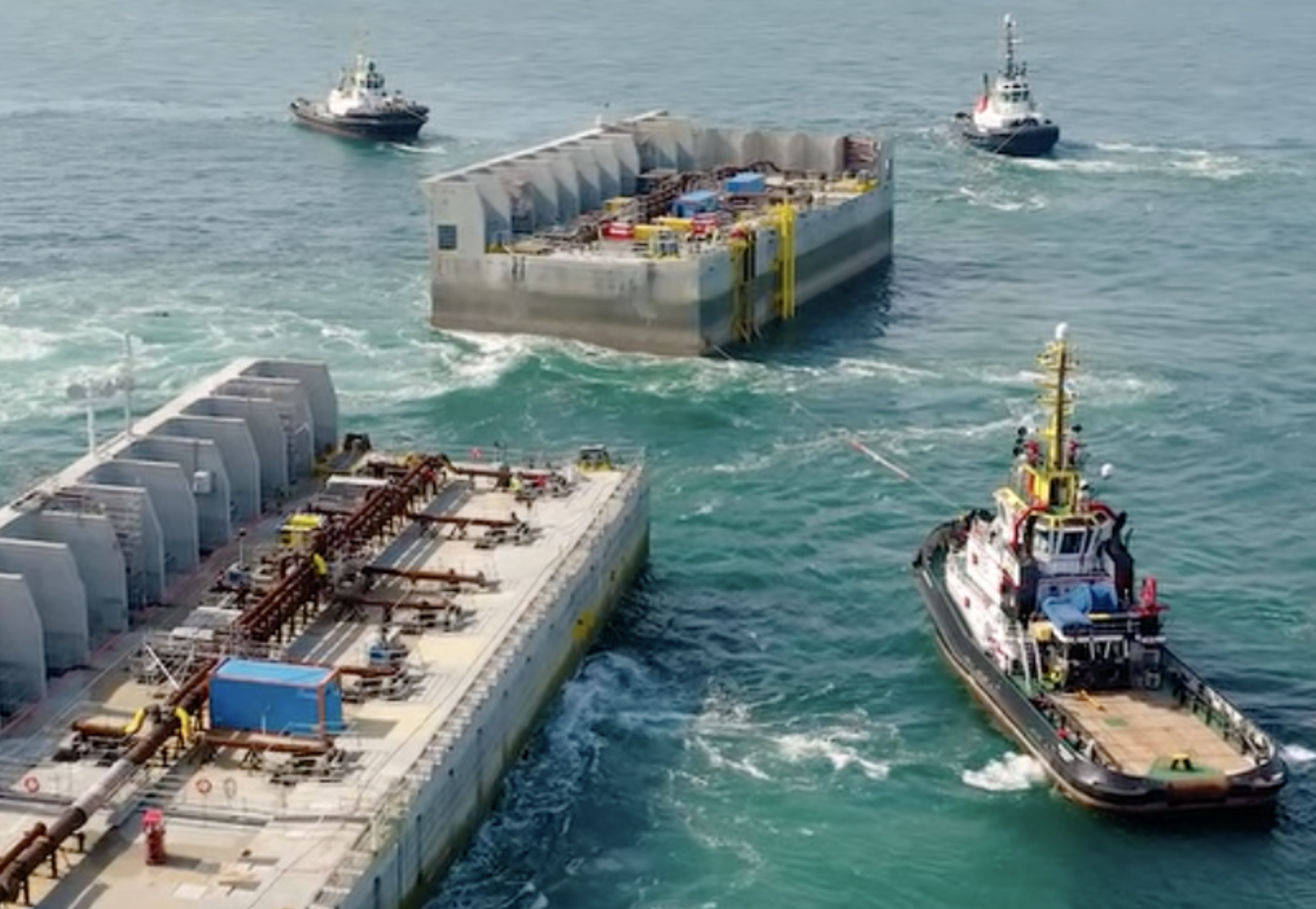 Plus que 6 caissons à installer pour le hub Ile Princesse Elisabeth