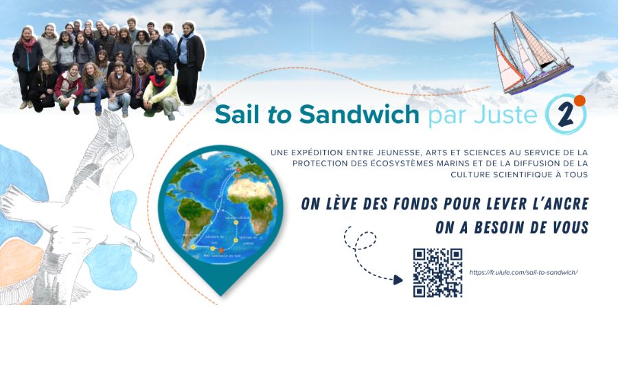 L&rsquo;association Juste 2.0°C cherche ses derniers financements pour son expédition « Sail to Sandwich »