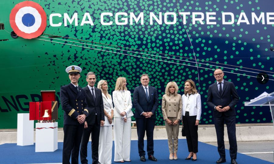 Le CMA CGM Notre-Dame est le plus grand porte-conteneur au monde sous pavillon français