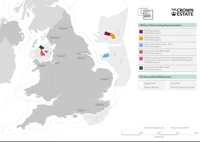 Le Crown Estate lance un appel d&rsquo;offres accéléré pour le site éolien offshore de Morgan