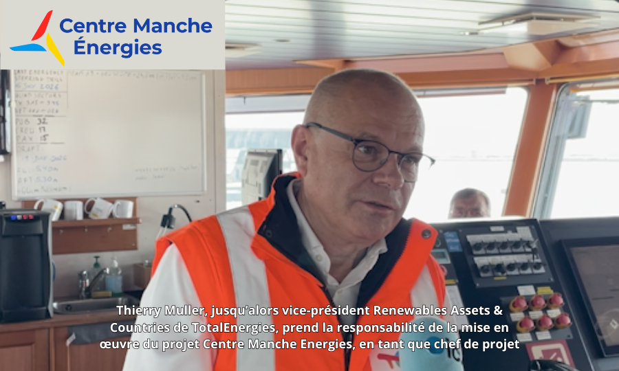 EXCLUSIF Thierry Muller (TotalEnergies) : « Les études que nous menons permettront d&rsquo;affiner nos choix techniques pour le parc éolien Centre Manche Energies » 1
